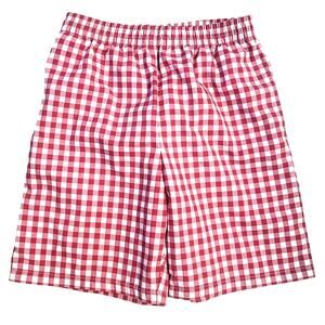 Eleanor Rose Boys Red & White Gingham Shorts - Size 4/5